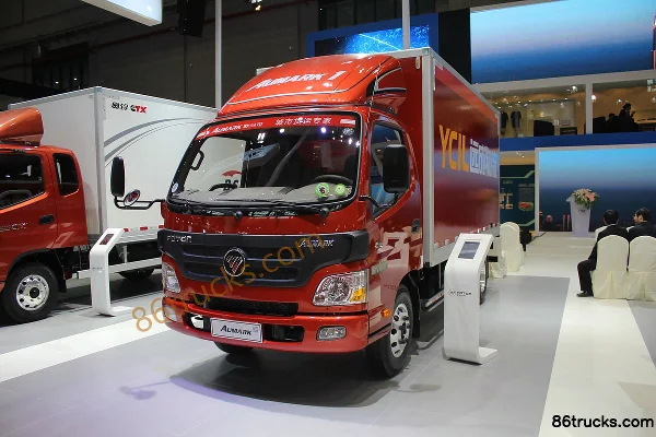 Foton Aumark série 1 150 ch 4X2(6 roues) camion fourgon simple cabine 4,165 m Extérieur (3) | 86Trucks