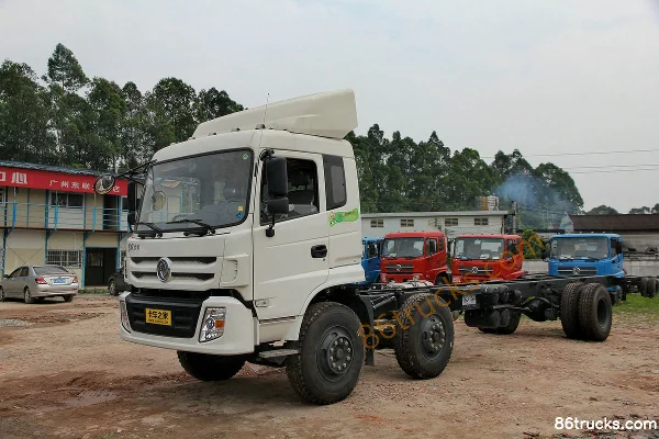 Dongfeng Teshang heavy truck 210hp 6X2(8 wheels) 8.6m van cargo truck (EQ5256XXYF) Exterior (3) | 86Trucks