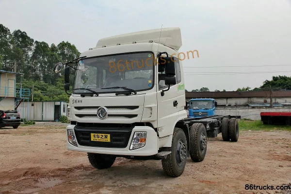 Dongfeng Teshang heavy truck 210hp 6X2(8 wheels) 8.6m van cargo truck (EQ5256XXYF) Exterior (2) | 86Trucks
