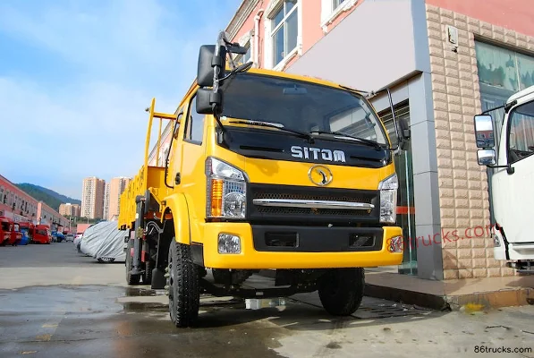 Sanhuan Shitong Fuxingka 115 hp 4X2(6 wheels) truck-mounted crane Exterior