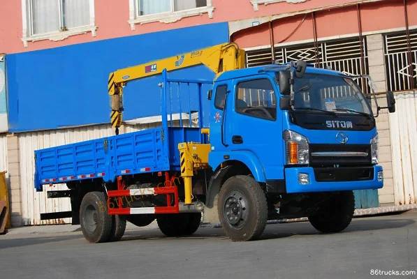 Sanhuan Shitong Fuxingka 140 hp 4X2(6 wheels) Truck-Mounted Crane Exterior