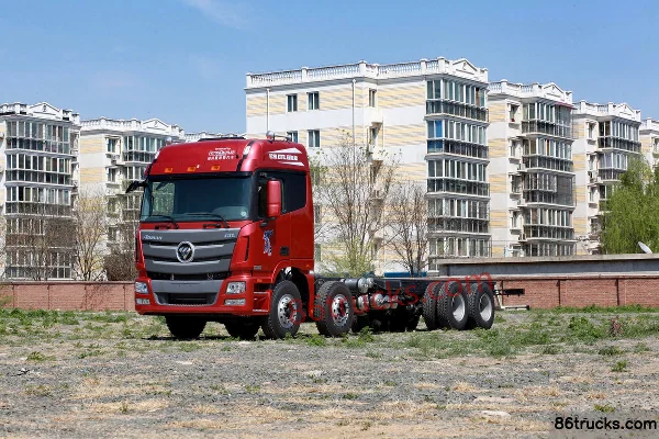 Foton AumanGTL 6 Series Heavy Truck Mountain Type 350 hp 8X4(12 wheels) 9.5m Van Cargo Truck Exterior (3) | 86Trucks