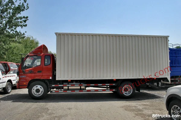 Foton Aumark 5 Series Medium Truck 170 hp 4X2(6 wheels) 6.2m Van Cargo Truck Body (1) | 86Trucks