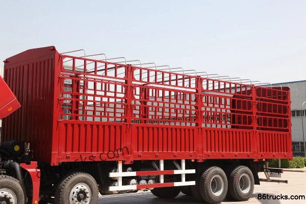 Foton AumanGTL 6 Series Heavy Truck 400 hp 8X4(12 wheels) 9.53m Livestock Carrier Body (1) | 86Trucks