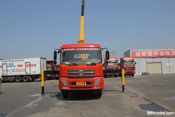 Dongfeng Commercial Vehicle Tianjin 180 hp 4X2(6 wheels) 6.3-ton Truck-Mounted Crane (Shimei Machine) Exterior (2) | 86Trucks