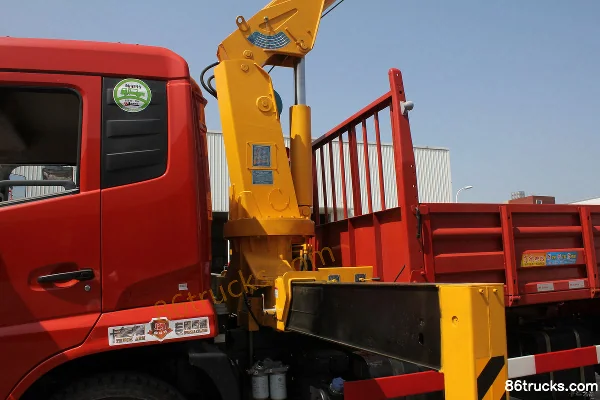 Dongfeng Commercial Vehicle Tianjin 180 hp 4X2(6 wheels) 6.3-ton Truck-Mounted Crane (Shimei Machine) Body (1) | 86Trucks