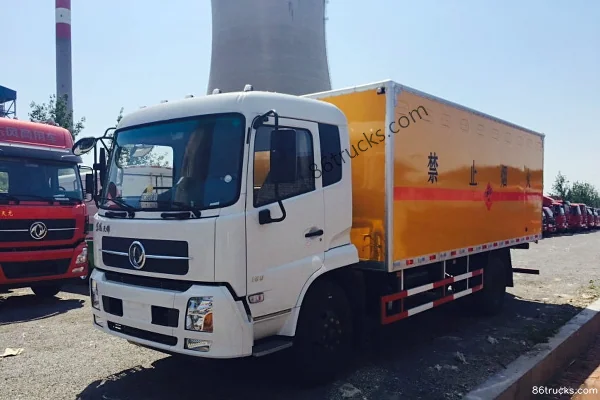 Dongfeng Commercial Vehicle Tianjin 180 ch 4X2(6 roues) camion de transport de matériel explosif (marque Jiangte) Extérieur (2) | 86Trucks