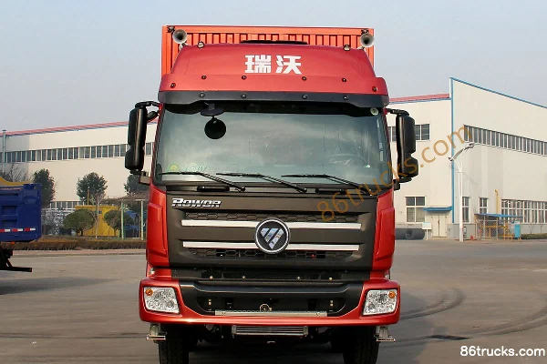 Foton Ruivo Medium Truck 310hp 8X4(12 wheels) 9.5m van cargo truck Exterior (2) | 86Trucks