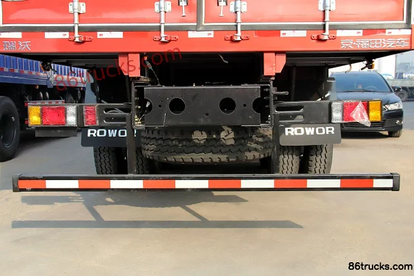 Foton Ruivo Medium Truck 310hp 8X4(12 wheels) 9.5m van cargo truck Chassis (1) | 86Trucks