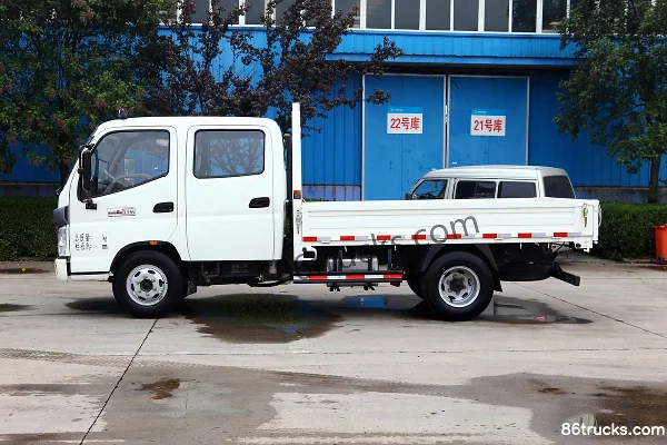 Foton Xiaoyun L2 110hp 4X2(6 wheels) 4.15m single-row flatbed light truck Exterior (3) | 86Trucks