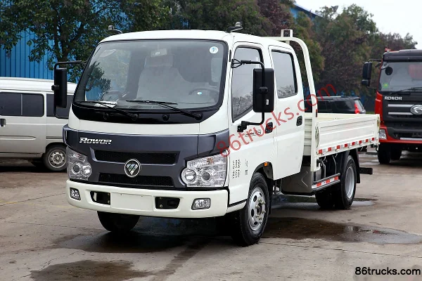 Foton Xiaoyun L2 110hp 4X2(6 wheels) 4.15m single-row flatbed light truck Exterior (2) | 86Trucks