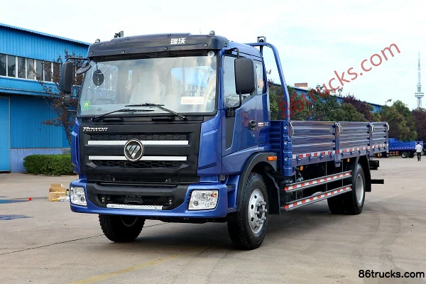 Foton Ruivo Medium Truck 180hp 4X2(6 wheels) 6.7m Flatbed Cargo Truck Exterior (2) | 86Trucks