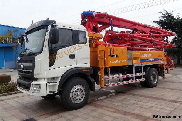 Foton 220 hp 4X2(6 wheels) Concrete Pump Truck Exterior (3) | 86Trucks