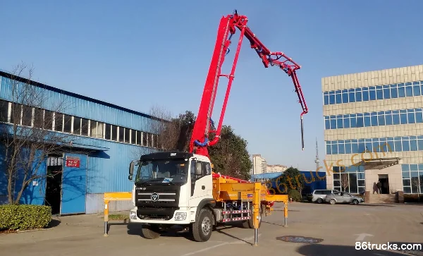 Foton 220 hp 4X2(6 wheels) Concrete Pump Truck Exterior (2) | 86Trucks