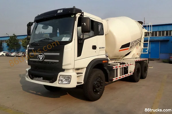 Foton 260hp 6X4(10 wheels) Concrete Mixer Truck Exterior (3) | 86Trucks