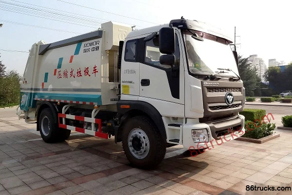 Foton Ruiwo Q5 200hp 4X2(6 wheels) Compactor Garbage Truck Exterior