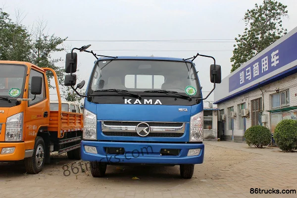 Kama Junchi 116hp 4X2(6 wheels) 4.7m half-row flatbed light truck Exterior (3) | 86Trucks