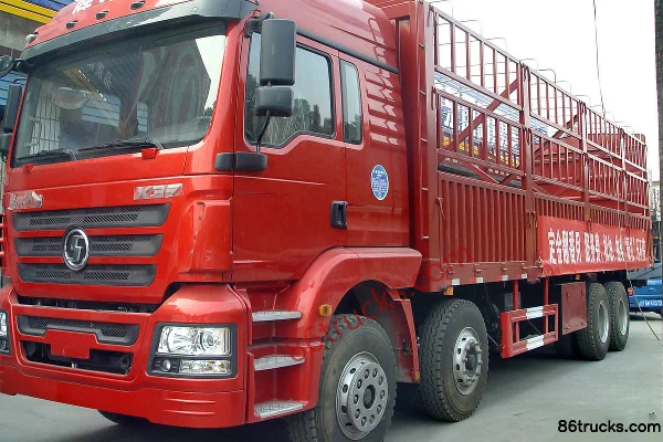 SHACMAN Commercial Vehicle Xuande X3 Heavy Truck 290 hp 8X4(12 wheels) 9.5m Van Cargo Truck Exterior (3) | 86Trucks