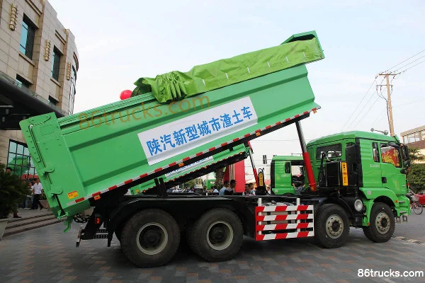 SHACMAN Delong New M3000 336 hp 8X4(12 wheels) 6.5m New Environmental Dump Truck Body (3) | 86Trucks