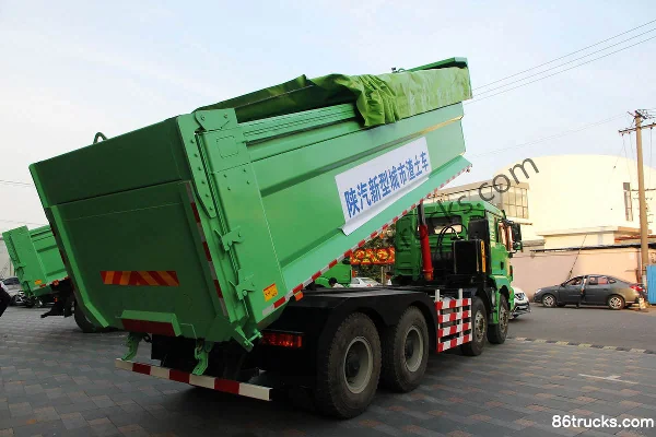 SHACMAN Delong New M3000 336 hp 8X4(12 wheels) 6.5m New Environmental Dump Truck Body (2) | 86Trucks