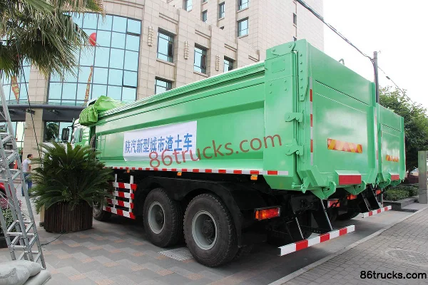 SHACMAN Delong New M3000 336 hp 8X4(12 wheels) 6.5m New Environmental Dump Truck Body (1) | 86Trucks