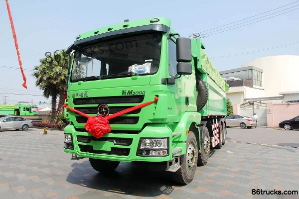 SHACMAN Delong New M3000 336 hp 8X4(12 wheels) 6.5m New Environmental Dump Truck Exterior (3) | 86Trucks