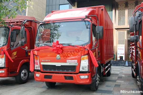 Sinotruk HOWO Hanjun 109 hp 4X2(6 wheels) 4.2m Single Row Van Light Truck Exterior (3) | 86Trucks