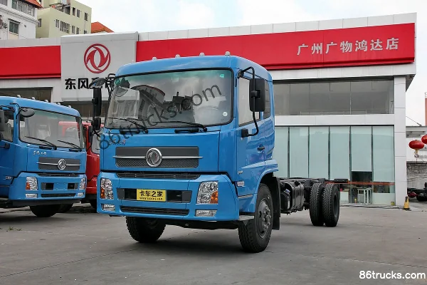 Dongfeng Commercial Vehicle Tianjin Medium Truck 180 hp 4X2(6 wheels) 6.75m Cargo Truck Chassis Exterior (3) | 86Trucks