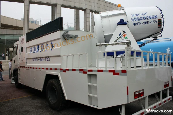 SHACMAN Baohua Xuande 160 hp 4X2(6 wheels) Dust Removal Truck Exterior (3) | 86Trucks