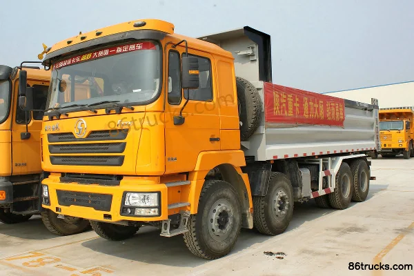 SHACMAN Delong F3000 Heavy Truck 340 hp 8X4(12 wheels) 9.3m Flatbed Cargo Truck (Reinforced Version) Exterior (2) | 86Trucks