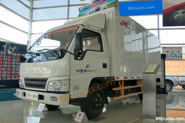 JMC Xinshunda 109 hp 4X2(6 wheels) 4.21m Single Row Van Light Truck Exterior (3) | 86Trucks