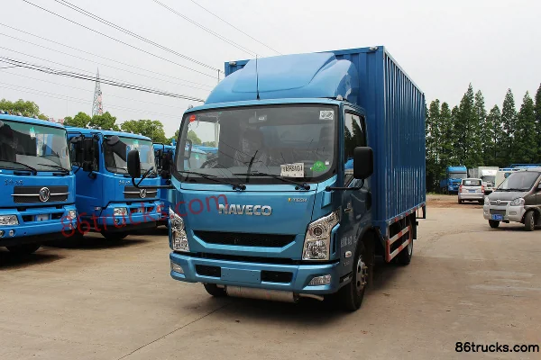 Yuejin Chaoyue C300-33 125 ch 4X2(6 roues) camion léger fourgon à cabine simple 4,1 m Extérieur (3) | 86Trucks