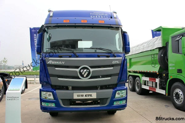 Foton Auman GTL série 6 poids lourd version super puissante type composite 310 ch 8X4(12 roues) châssis de camion porteur à cabine avec couc