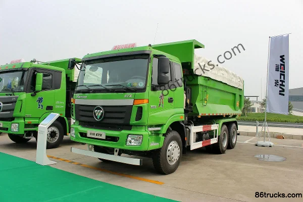 Foton Auman ETX 9 Series Heavy Truck Northern Edition 336 ch 6X4(10 roues) 5.8 m Tipper Extérieur (3) | 86Trucks