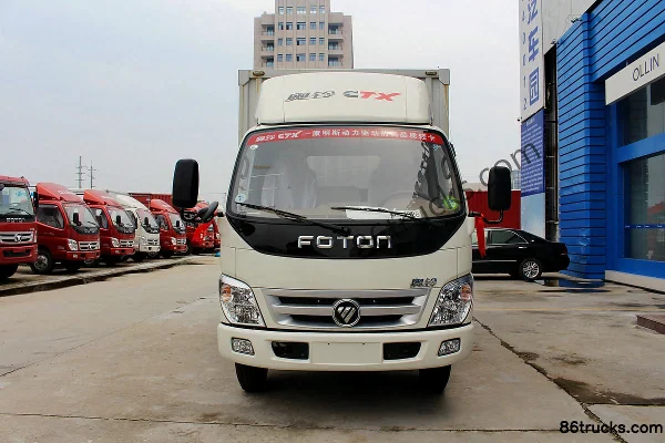 Foton Aoling CTX 118 hp 4X2(6 wheels) 4.165m single-row van light truck Exterior (2) | 86Trucks