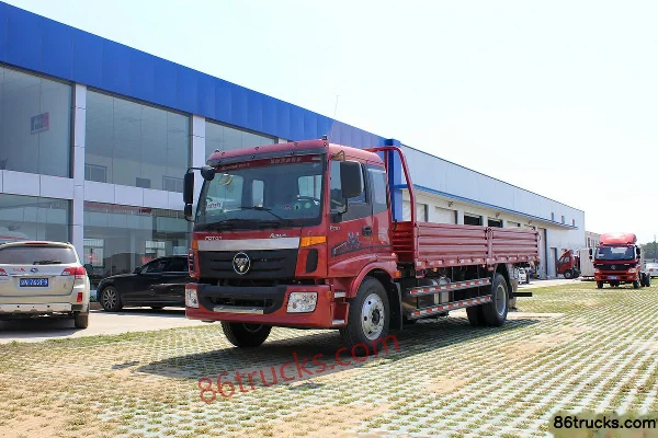 Foton Aumark 5 Series medium truck 170 hp 4X2(6 wheels) 6.2m semi-sleeper flatbed cargo truck (Beijing V) Exterior (3) | 86Trucks