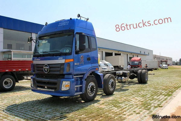 Foton AumanETX 5 Series Heavy Truck 245hp 6X2(8 wheels) 7.2m Box Cargo Truck Exterior (3) | 86Trucks