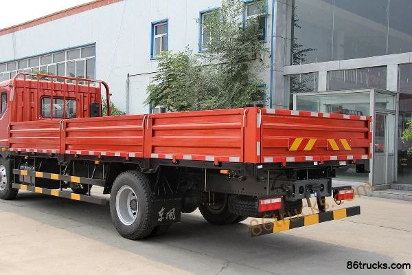Dongfeng Dolica D9 camion moyen 160 ch 4X2(6 roues) camion porteur à ridelles 6,8 m (8 vitesses) Carrosserie (2) | 86Trucks