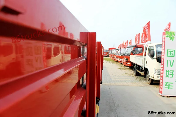 Dongfeng Kaipute série C 125 ch 4X2(6 roues) camion léger plateau à ridelles simple cabine 6,2 m Carrosserie (3) | 86Trucks
