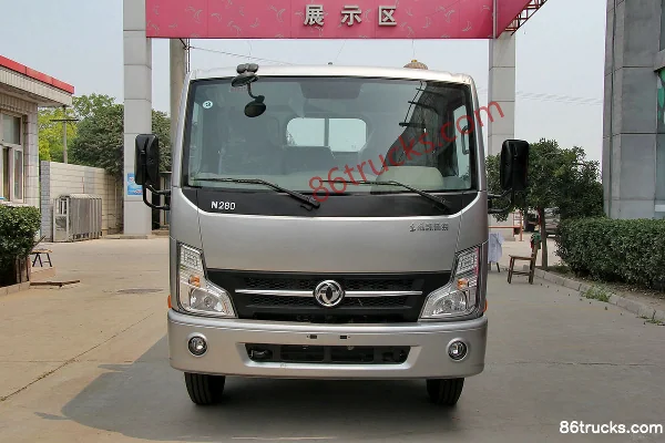 Dongfeng Kaipute N280 116hp 4X2(6 wheels) 4.13m single-row flatbed light truck Exterior (2) | 86Trucks