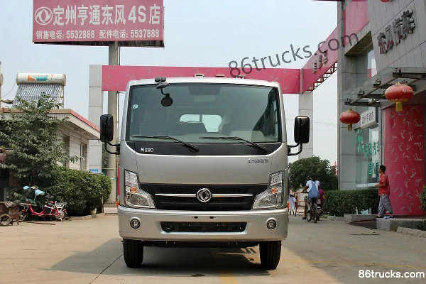 Dongfeng Kaipute N280 130 ch 4X2(6 roues) camion léger à ridelles cabine double 3,2 m Extérieur (2) | 86Trucks