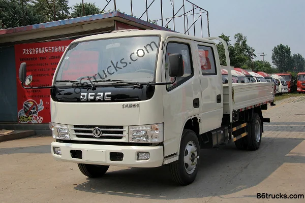 Dongfeng Duolika D6 82 ch 4X2(6 roues) camion léger à ridelles cabine double 3,3 m Extérieur (3) | 86Trucks