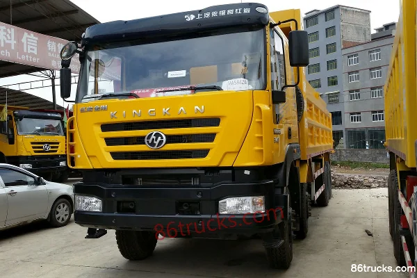 Hongyan New King Kong Heavy Truck 340 hp 8X4(12 wheels) 7.6m Dump Truck (SAIC Fiat Powertrain Hongyan) Exterior (2) | 86Trucks