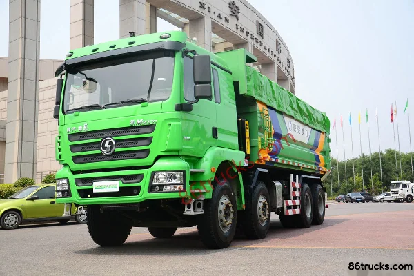 SHACMAN Delong New M3000 Composite Version 336 hp 8X4(12 wheels) Dump Truck Chassis Exterior (2) | 86Trucks