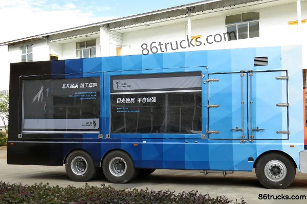 Shijun Skat 115hp 4X2(6 wheels) Semi-panel Van Light Truck Chassis (2) | 86Trucks