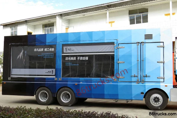 Shijun Skat 115hp 4X2(6 wheels) Semi-panel Van Light Truck Chassis (1) | 86Trucks