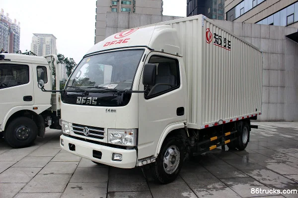 Dongfeng Kaipute E280 116hp 4X2(6 wheels) 3.9m semi-panel van light truck Exterior (3) | 86Trucks