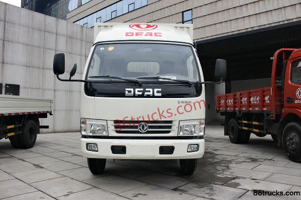 Dongfeng Kaipute E280 116hp 4X2(6 wheels) 3.9m semi-panel van light truck Exterior (2) | 86Trucks