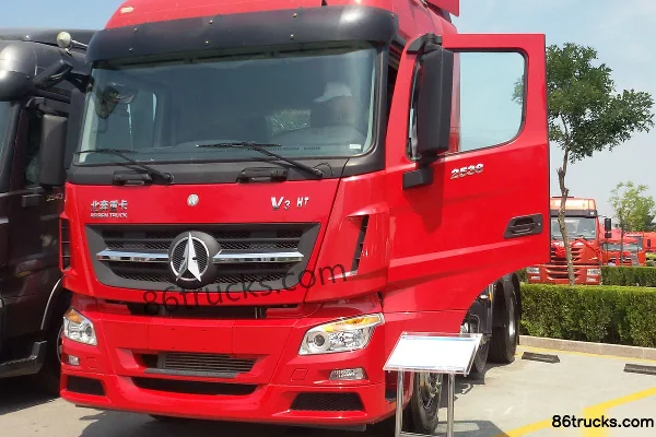 Beiben V3HT tracteur routier 430 ch 6X2(8 roues) (essieu relevable central) Extérieur (3) | 86Trucks