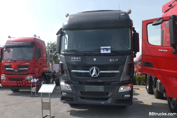 Beiben V3HT camion lourd 430 ch 6X4(10 roues) tracteur routier automatique (ralentisseur) (AMT manuel/automatique) Extérieur (2) | 86Trucks